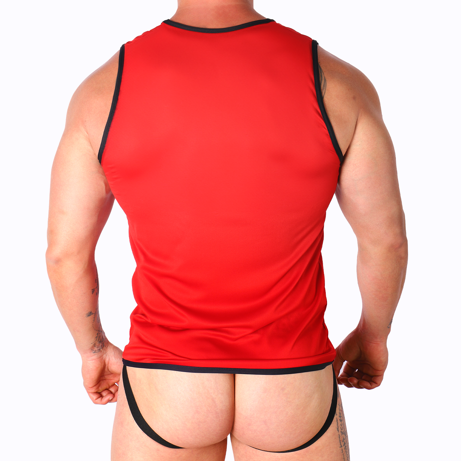 Camiseta Deportiva Lycra Roja – Rendimiento y estilo sin compromisos