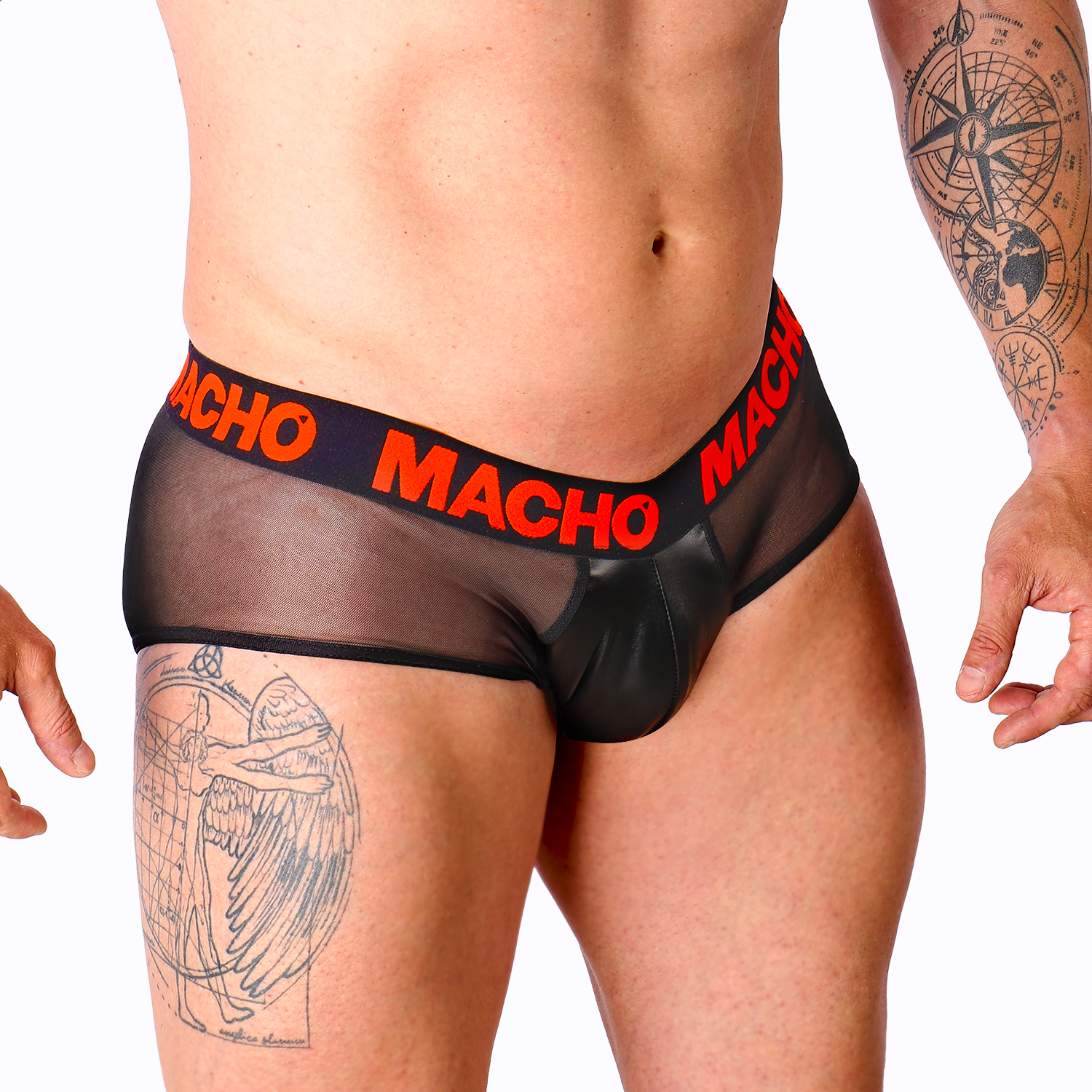 Slip Transparente Rojo MACHO – Atrevimiento, Estilo y Libertad Absoluta