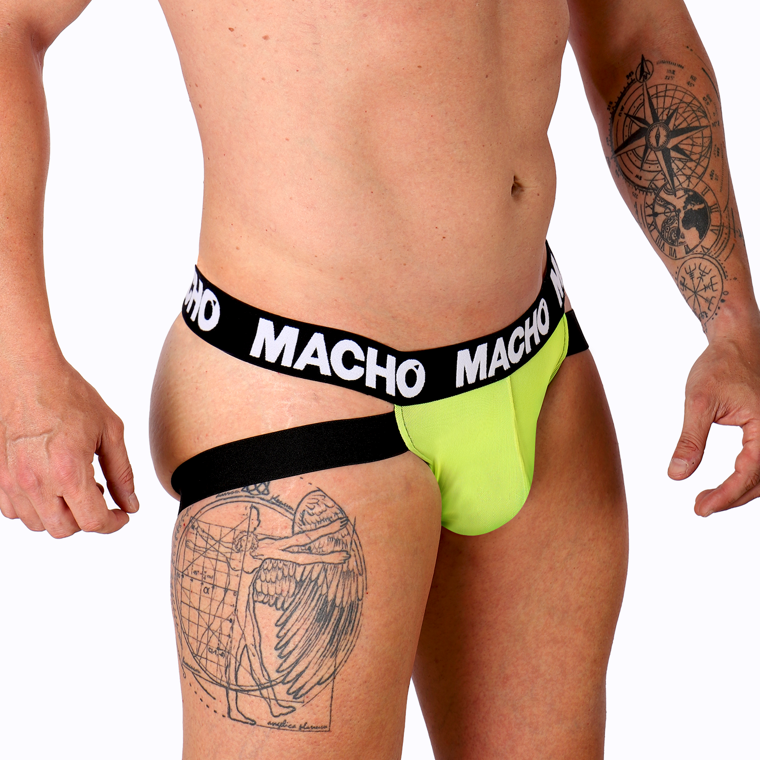 Jockstrap Lycra Amarillo Flúor - Impacto visual, soporte impecable