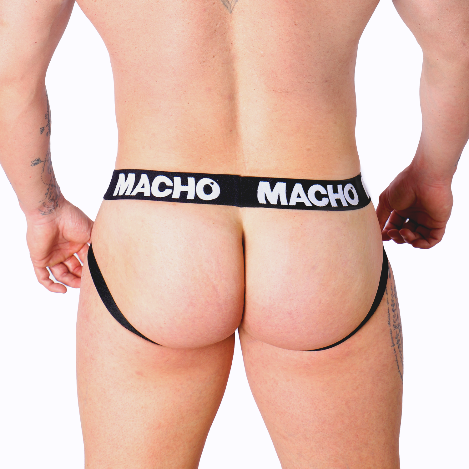 Jockstrap Sport Lycra de Rejilla Negra – Un toque de atrevimiento