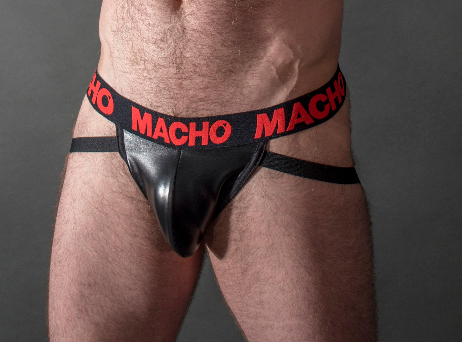 Jockstrap Cuero Rojo – Sensualidad, estilo y actitud imparable